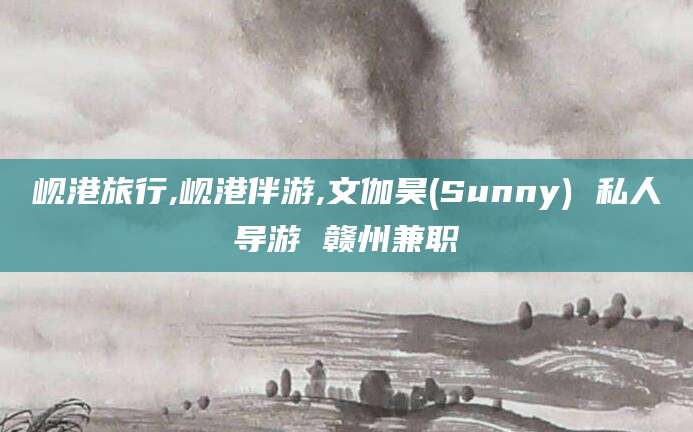 香河岘港旅行,岘港伴游,文伽昊(Sunny) 私人导游 赣州兼职