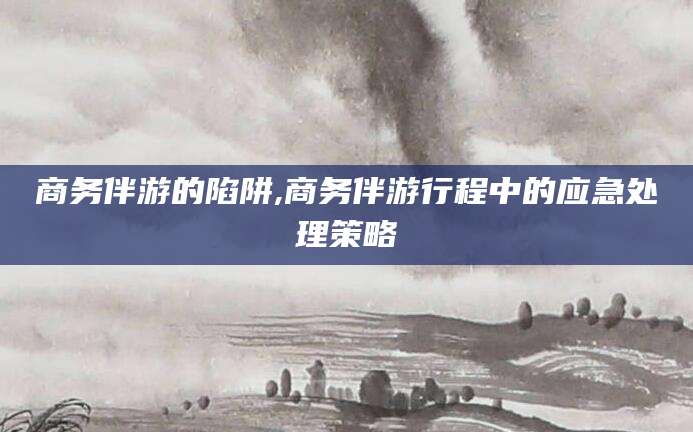 香河商务伴游的陷阱,商务伴游行程中的应急处理策略